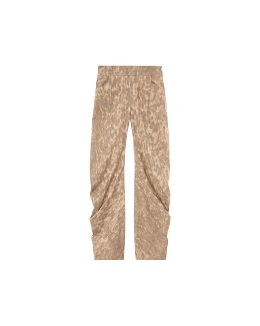 Ganni Natural Wide Trousers