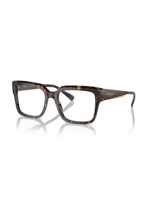 Vogue Women's Brown Glasses