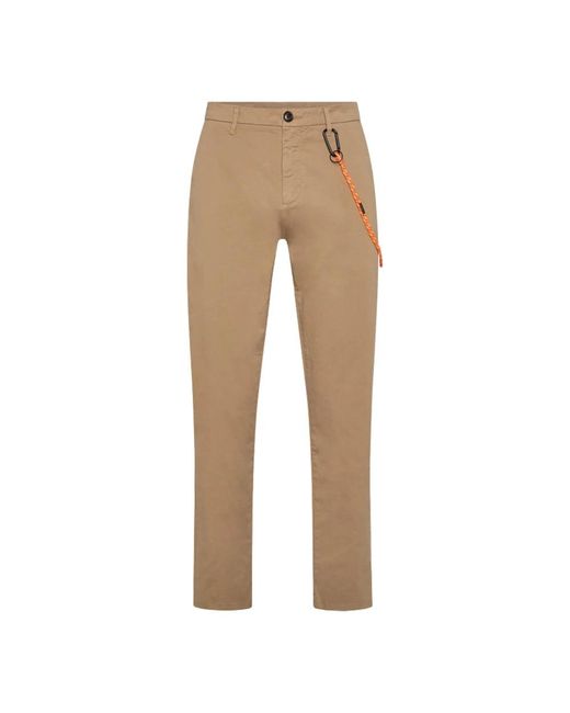 Sun 68 Natural Straight Trousers for men