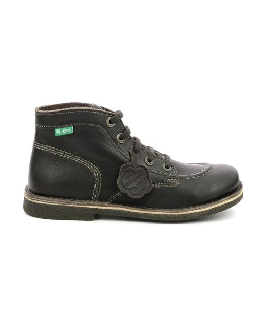 Lace-Up Boots Kickers de color Black