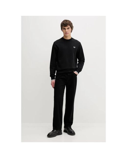 Fred Perry Sweatshirts in het Black voor heren