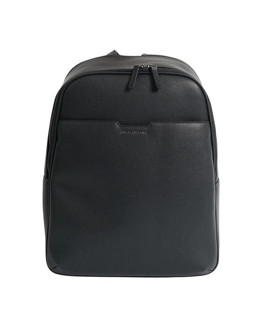 ARMANI EXCHANGE Black Backpacks for men