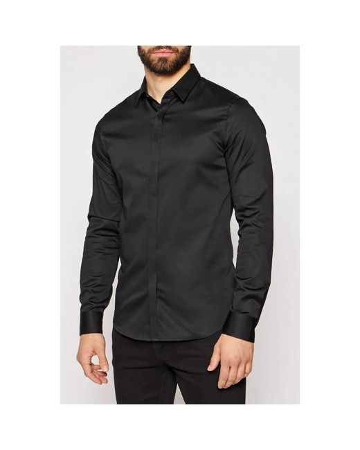 ARMANI EXCHANGE Black Casual Shirts for men