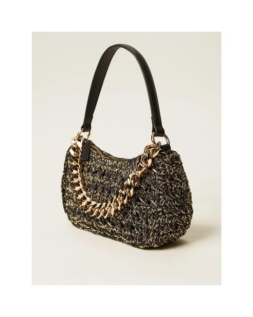 Twinset Black Shoulder Bags
