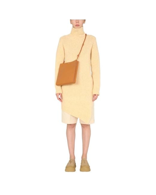 Pull asymétrique long Jil Sander en coloris Yellow