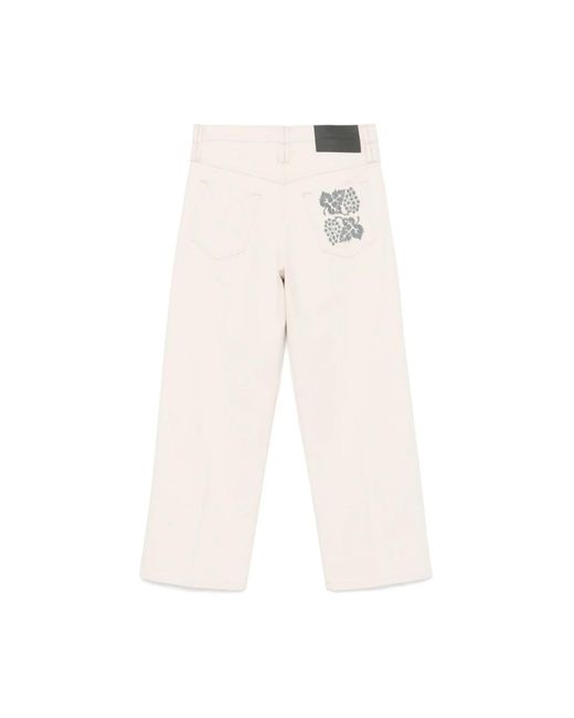 FEDERICO CINA Natural Straight Fit Jeans for men
