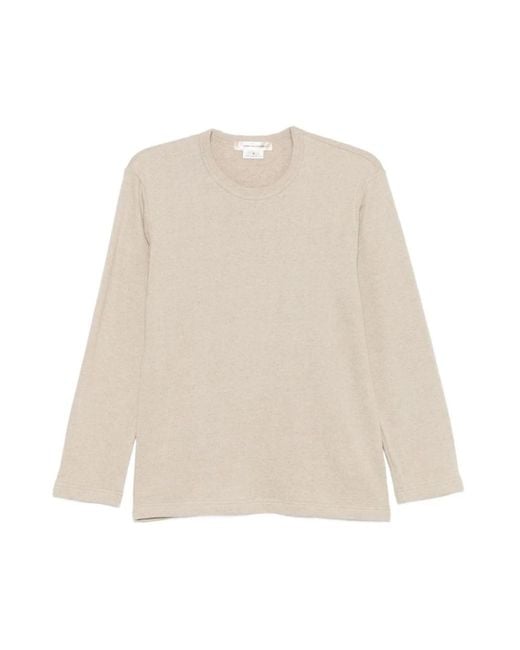 Comme des Garçons Natural Long Sleeve T-Shirts