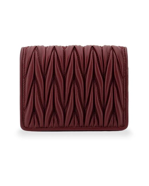 Miu Miu Red Wallets & Cardholders