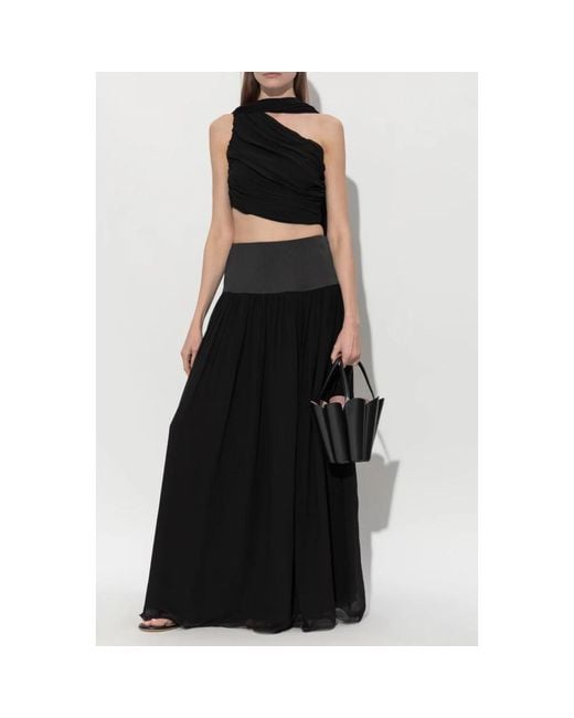 Maxi Skirts Posse de color Black