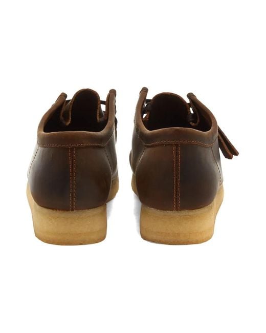 Clarks Bronzefarbene Schnürstiefel in Brown für Herren