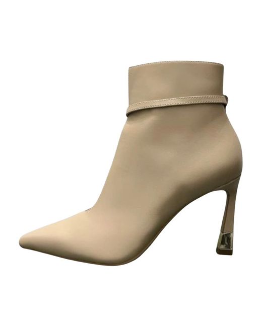 Marc Ellis Natural Heeled Boots
