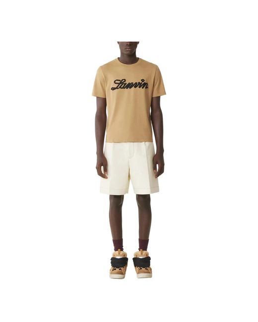 Lanvin Natural T-Shirts for men