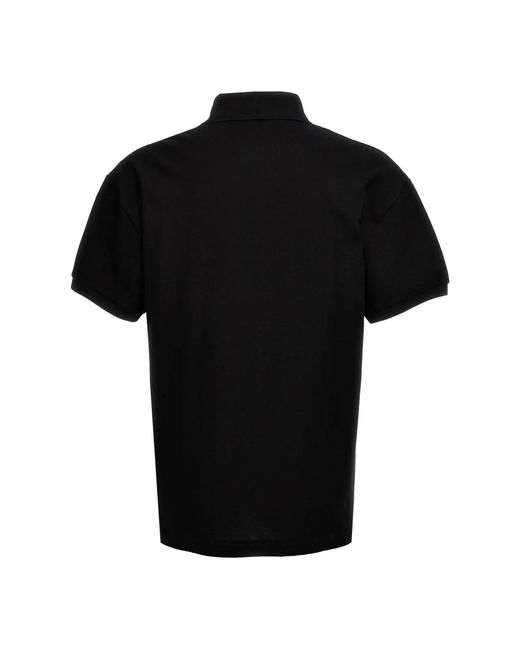 Palm Angels Black Polo Shirts for men