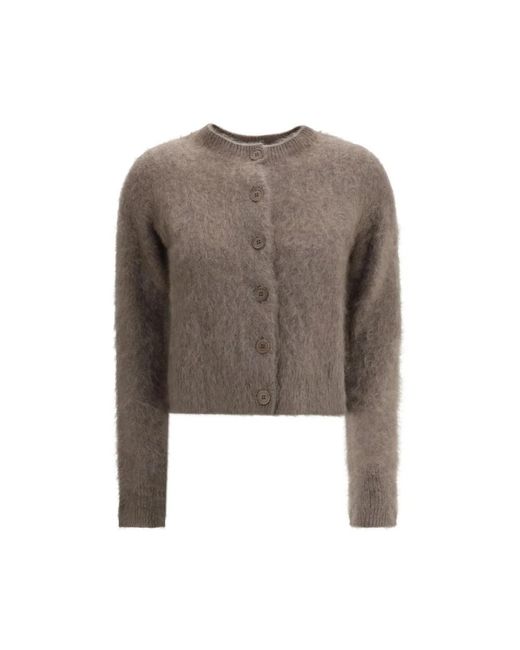 Lisa Yang Brown Kaschmir Azalea Cardigan
