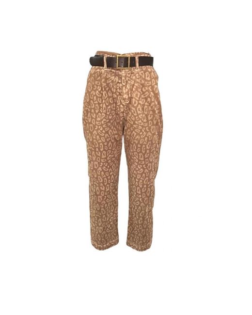 Please Natural Tapered Trousers