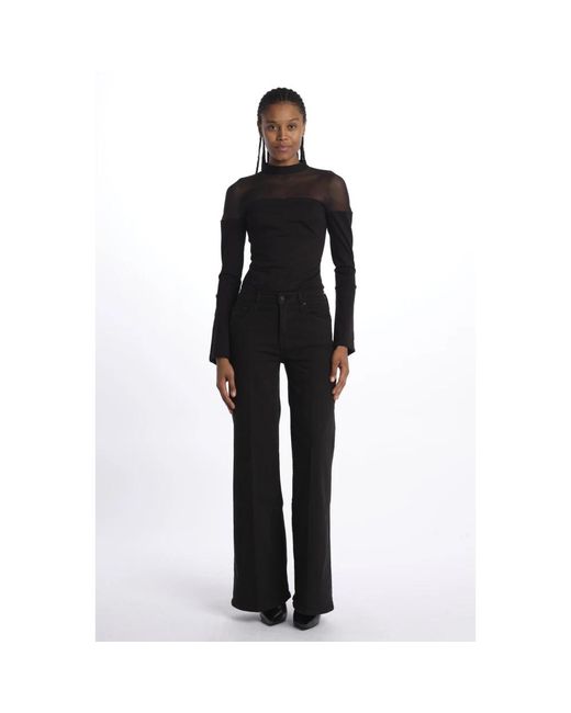 Undress Black Wide Jeans
