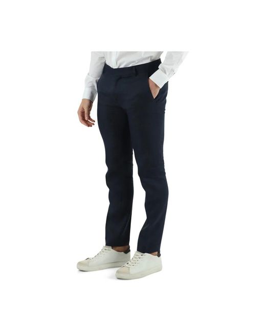 Daniele Alessandrini Blue Slim-Fit Trousers for men