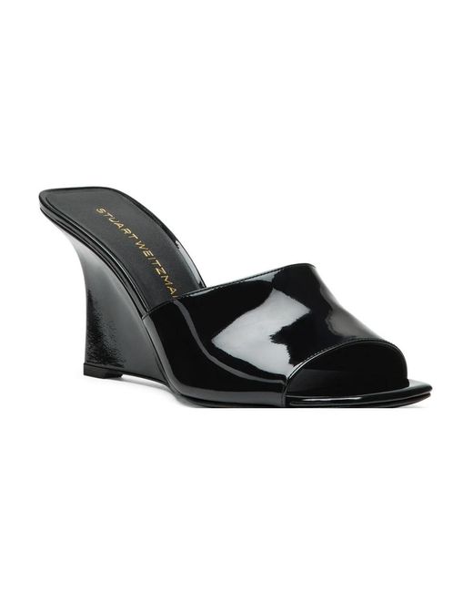 Stuart Weitzman Black Wedges