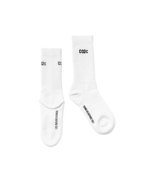 Socks 032c pour homme en coloris White