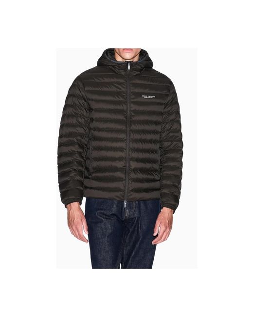 ARMANI EXCHANGE Gray Down Jackets for men