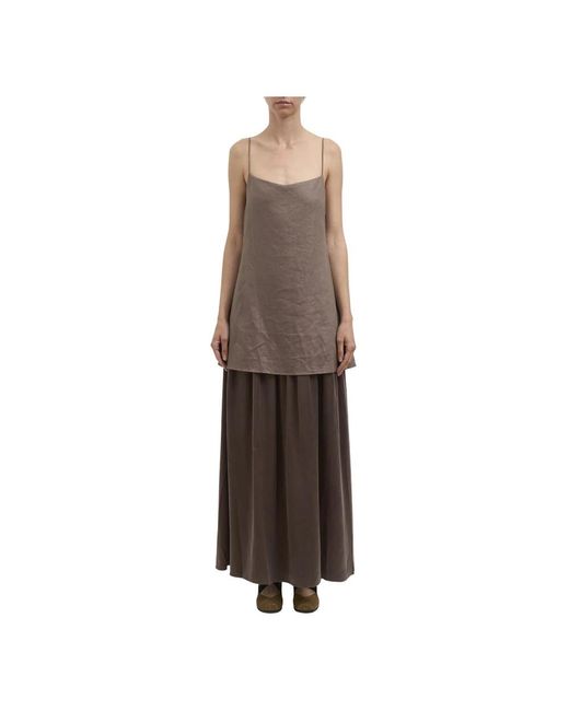 Ruohan Brown Tunics