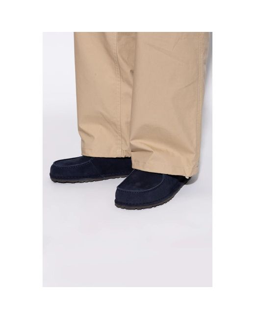 Birkenstock Blue Laced Shoes for men