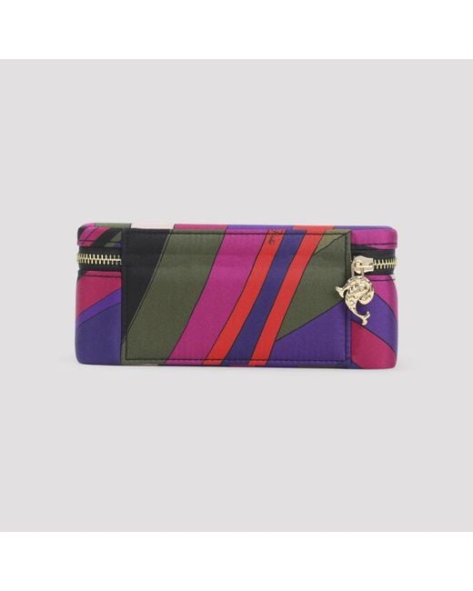 Emilio Pucci Clutch Tas Elegant Ontwerp in het Purple