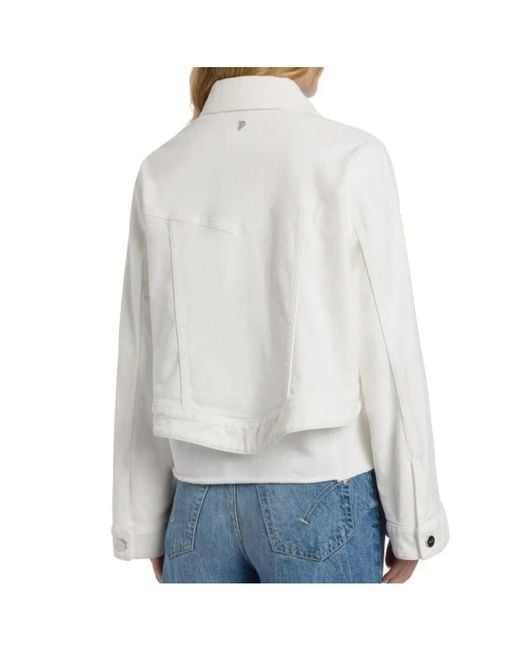 Dondup White Denim Jackets