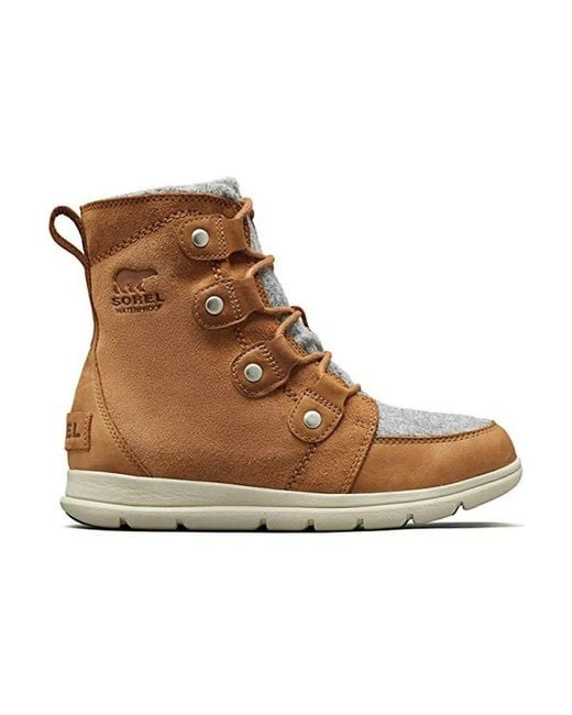 Sorel Brown Lace-Up Boots