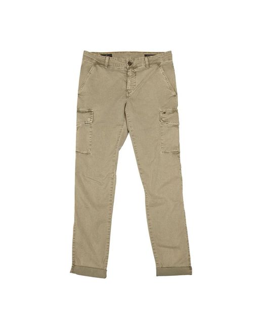 Mason's Natural Straight Trousers for men