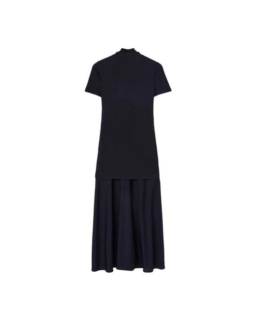 Jil Sander Kleedjes ,Blauw ,Blauwe Jurk in het Blue