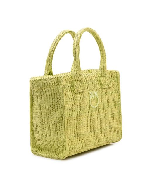 Pinko Green Tote Bags