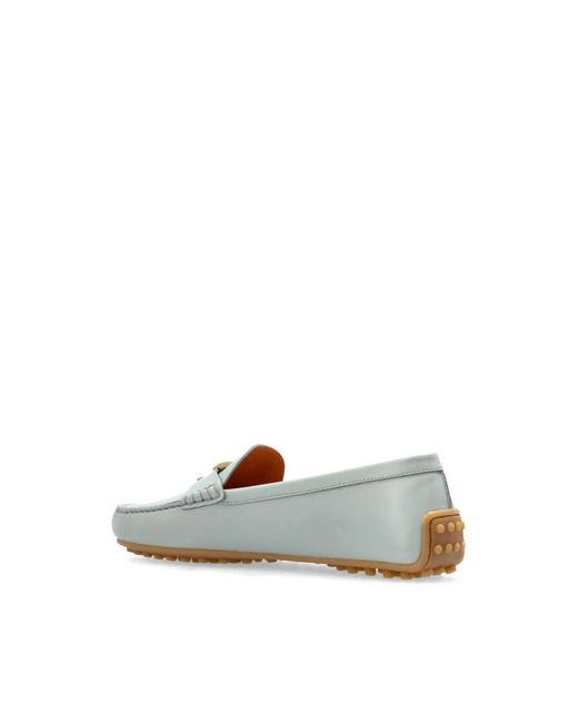 Tod's Gray Loafers