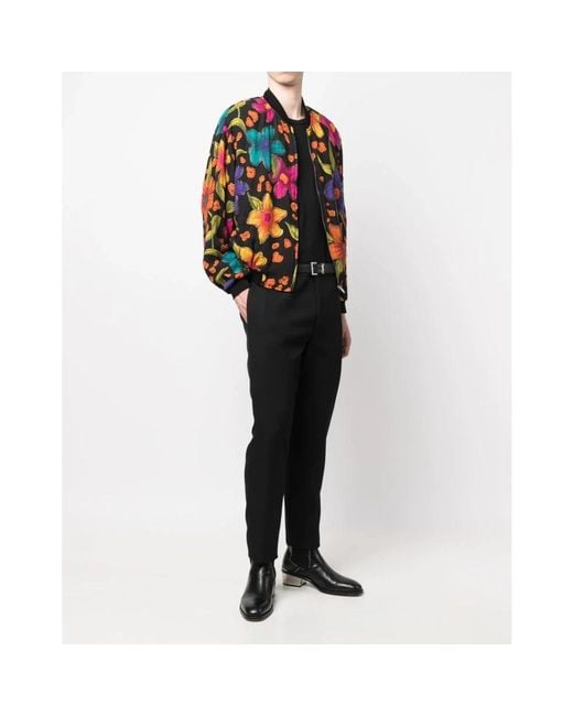 Saint Laurent Green Bomber Jackets for men