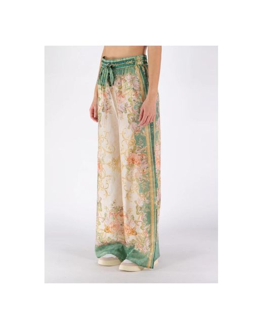 Zimmermann Natural Wide Trousers