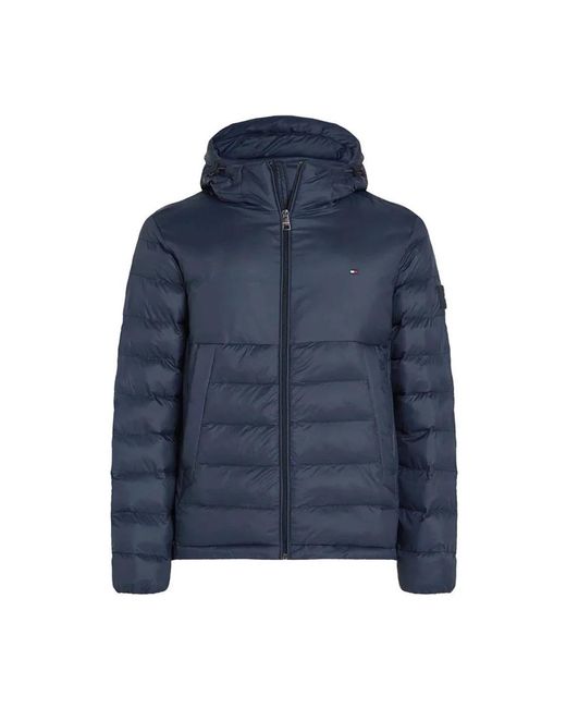 Tommy Hilfiger Jassen ,Blauw ,Stijlvolle Jassen Voor Elke Gelegenheid in het Blue voor heren