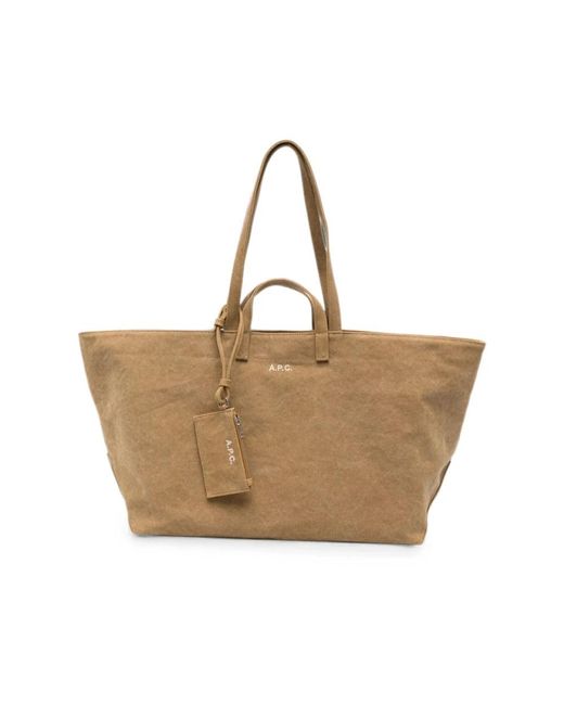 A.P.C. Brown Shopping Bags