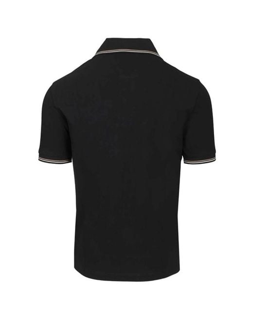 Emporio Armani Black Polo Shirts for men