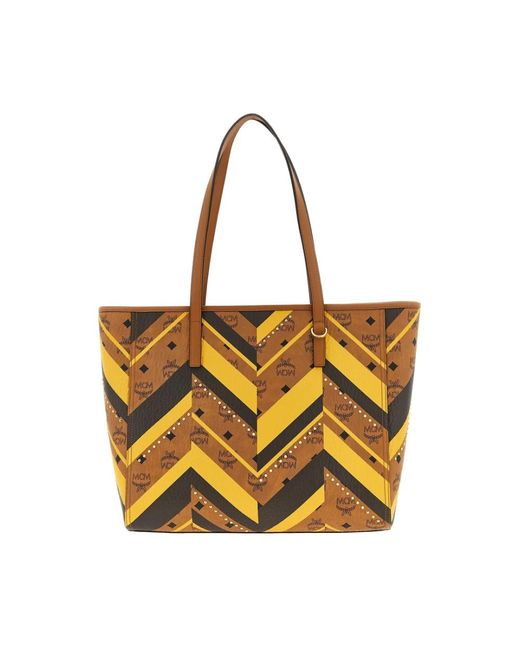 MCM Yellow Shopping Bags