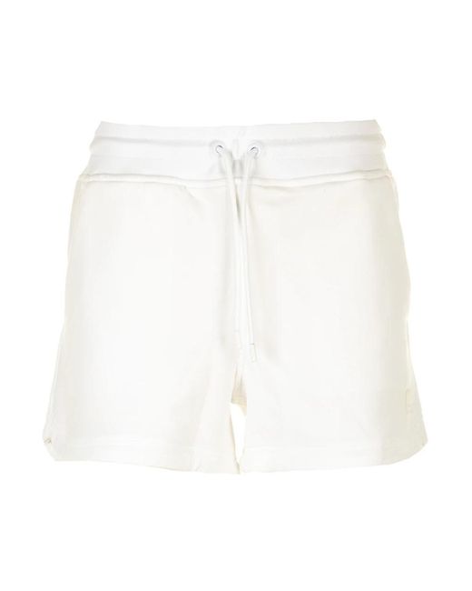 K-Way White Short Shorts
