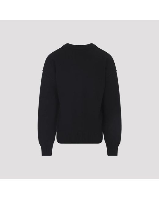 Cardigans di AMI in Black da Uomo
