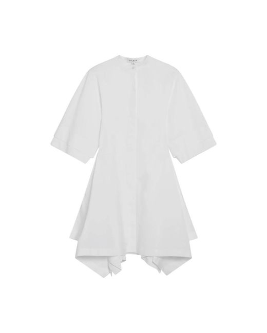 Alaïa White Short Dresses