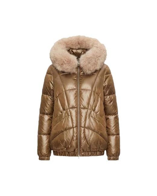 Winter Jackets Geox en coloris Brown
