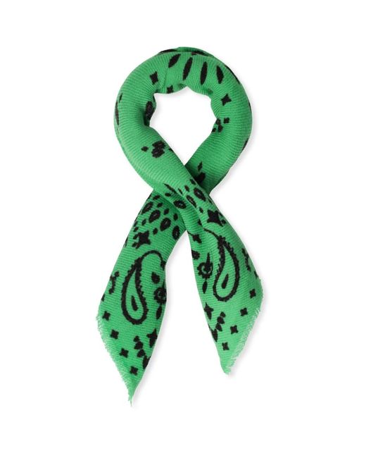 Notre-v Green Grüner Und Schwarzer Trendiger Schal