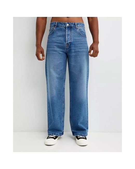 Jacquemus Blue Straight Fit Jeans for men