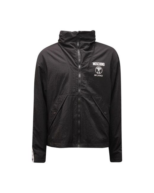 Moschino Couture Leichte Gesteppte Jacke Mit Kapuze in Black für Herren