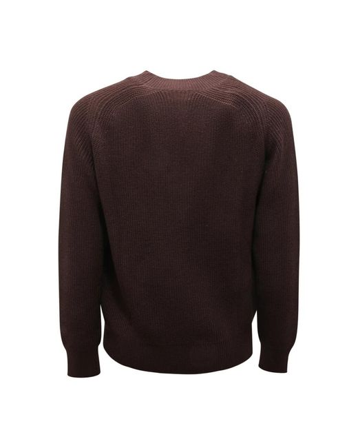 Brooksfield Wollmischpullover Made in Brown für Herren