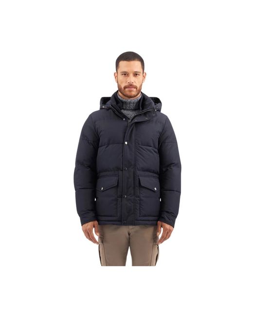 Brooks Brothers Jassen ,Blauw ,Polyester Puffer Jacket in het Blue voor heren