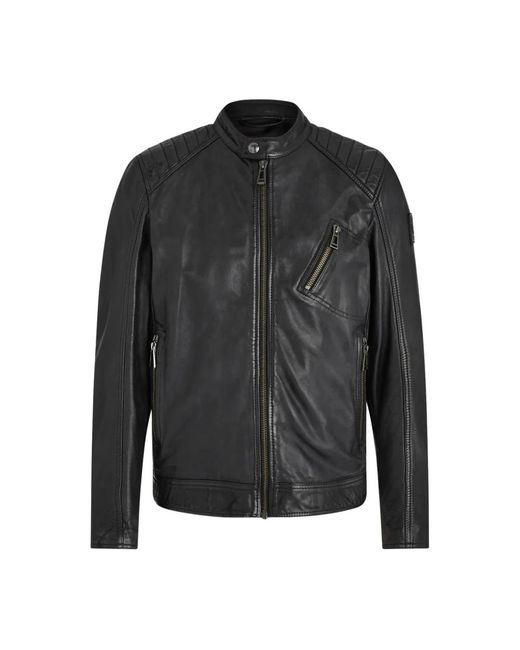 Belstaff Leather Jackets in het Black voor heren