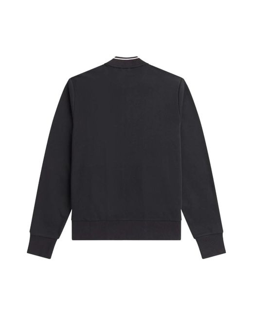 Fred Perry Black Zip-Throughs for men